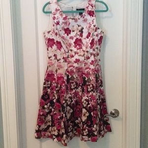 White House Black Market Floral formal dress